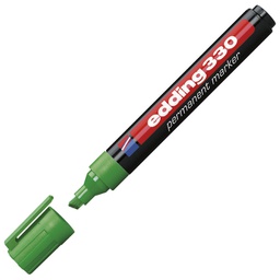 [000000540] Marker permanentni 1-5 mm klinasti vrh Edding 330 zeleni