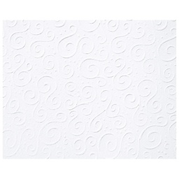 [000007089] Papir ukrasni s uzorkom A4 220g pk20 Primavera Milano Heyda 20-47726 25 bijeli