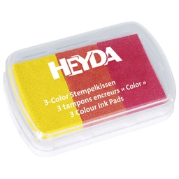 [000007096] Jastučić za pečat 3 boje (crvena, narančasta, žuta) Heyda 20-48884 62