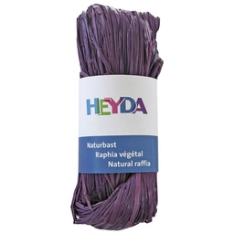 [000007117] Rafija prirodna 50g Heyda 20-48877 85 ljubičasta