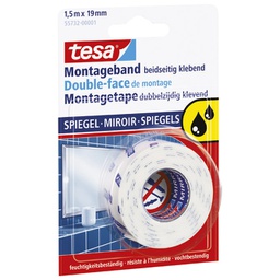 [000007158] Traka ljepljiva obostrana 19 mm/1,5m spužvasta Mirror Tesa 55732-3 blister