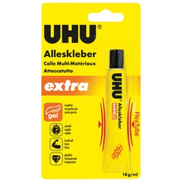 [000007198] Ljepilo univerzalno tuba 18g Flex+clean gel UHU.38285 blister