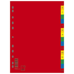 [000007223] Pregrada plastična A4 A-Z kolor 16L Donau 7726095PL-99