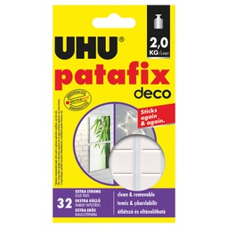 [000007248] Ljepilo-jastučići 32x Patafix deco UHU 40660 bijelo blister