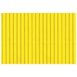 [000007268] Papir ukrasni dvoslojni rebrasti B2 pk10 300g Heyda 20-47132 15 limun žuti