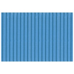 [000007270] Papir ukrasni dvoslojni rebrasti B2 pk10 300g Heyda 20-47132 33 svijetloplavi