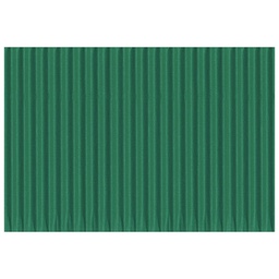[000007273] Papir ukrasni dvoslojni rebrasti B2 pk10 300g Heyda 20-47132 57 zeleni