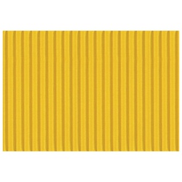[000007285] Papir ukrasni dvoslojni rebrasti B2 pk10 300g Heyda 20-47132 10 žuti