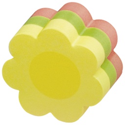 [000007311] Blok samoljepljiv oblik Cvijet 225L Global Notes 5842-39 neon sortirano blister!!