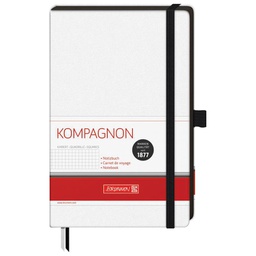 [000007436] Notes A5 karo 96L  80g šamoa s gumicom Kompagnon Brunnen 10-55928 05 bijeli