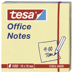 [000007530] Blok samoljepljiv  75x75 mm 100L Office notes Tesa 57654 žuti