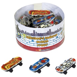 [000007571] Gumica skateboard 6x2cm Brunnen 10-27320!!