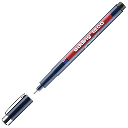 [000000599] Flomaster za tehničko crtanje profipen 0,3 mm Edding 1800 crni