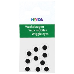 [000007703] Oči pomične  7 mm samoljepljive pk10 Heyda 20-48881 07 blister