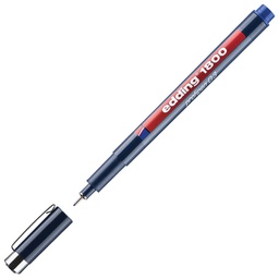 [000000601] Flomaster za tehničko crtanje profipen 0,3 mm Edding 1800 plavi