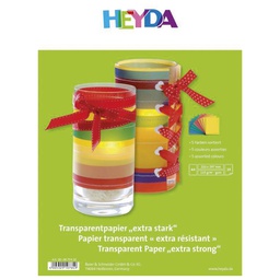 [000007794] Papir-paus A4 115g pk10 Heyda 20-48754 10 sortirano