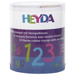 [000007834] Žig s motivom Broj+jastučić pk15 Heyda 20-48884 78