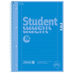 [000007983] Blok kolegij A4 crte  80L perforacija+4rupe Color Code Brunnen 10-67927 133 plavi