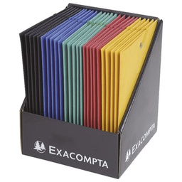 [000008016] Fascikl klapa s gumicom karton B6 Scotten 425g Exacompta 50750E sortirano