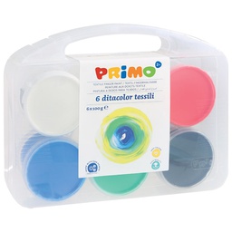 [000008398] Boja tempera za ruke 100g u čaši 6boja za tekstil Primo 228TXD100SP