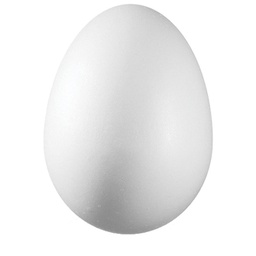 [000008611] Ukras od stiropora  6 cm jaje pk10 Knorr Prandell 21-6768024 bijeli
