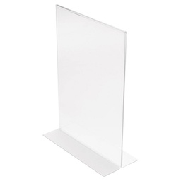 [000008792] Stalak za 1 prospekt stolni plexi A4 Siam "T" 0720