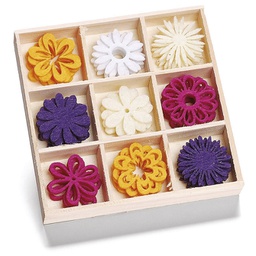 [000008822] Ukras filc Cvijeće 22 mm pk45 Knorr Prandell 21-8001203!!