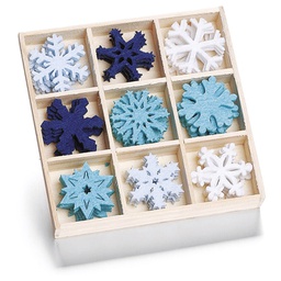 [000008823] Ukras filc Pahulje 22 mm pk45 Knorr Prandell 21-8001205!!