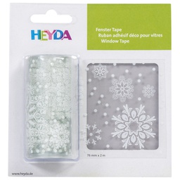 [000008825] Traka Deco ljepljiva za staklo Pahulje Heyda 20-35844 82 prozirna blister!!