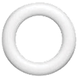 [000008918] Ukras od stiropora 15cm vijenac-pola pk4 Knorr Prandell 21-6759351 bijeli