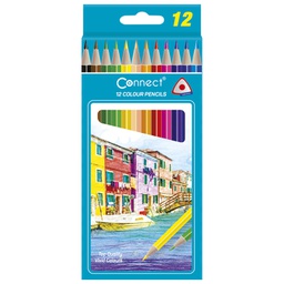 [000008950] Boje drvene  12boja trokutaste Connect blister