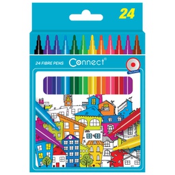 [000008958] Flomaster školski  24boje Connect blister