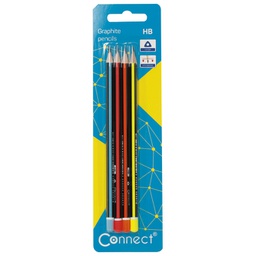 [000008961] Olovka grafitna HB trokutasta pk4 Connect blister