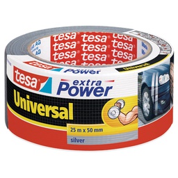 [000009107] Traka ljepljiva 50mm/25m Power Tape Tesa 56388 srebrna blister!!
