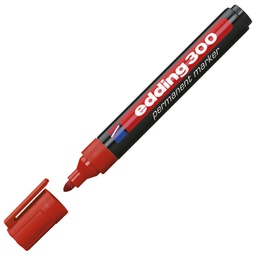 [000000649] Marker permanentni 1,5-3 mm okrugli vrh Edding 300 crveni