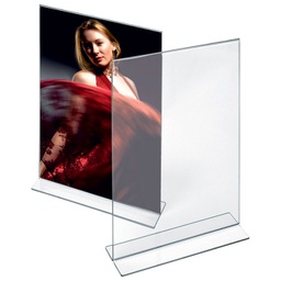 [000009266] Stalak za 1 prospekt stolni plexi A6 Lebez "T" 7088