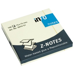 [000009285] Blok samoljepljiv "Z" 75x75 mm 100L Global Notes 5644-01 žuti