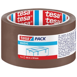 [000009307] Traka ljepljiva 50 mm/66m akrilna Hot Melt Basic Tesa 58571 smeđa