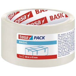 [000009308] Traka ljepljiva 45 mm/40m akrilna Hot Melt Basic Tesa 58574 prozirna