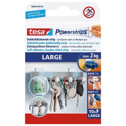 [000009317] Ljepilo obostrano pk10 Large Powerstrips Tesa 58000-133 blister!!