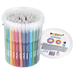 [000009363] Flomaster školski  96boja (12bojax8kom) u pp kantici Primo 614PEN96B