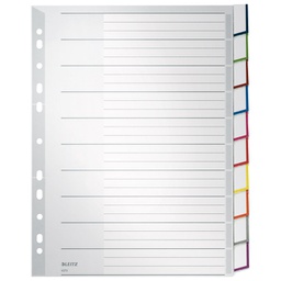 [000009507] Pregrada plastična A4 10L Leitz 43700000 siva!!