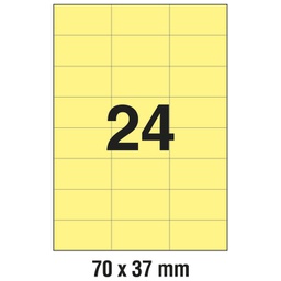 [000000673] Etikete ILK  70x37 mm pk100L Zweckform 3451 žute