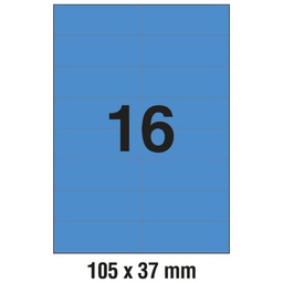 [000000674] Etikete ILK 105x37mm pk100L Zweckform 3453 plave