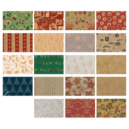 [000009812] Papir ukrasni rola 70x200 cm Natura novogodišnji Rex-Saul Sadoch N33J1NAT