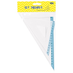 [000009819] Trokut pvc 25 cm (45°+60°) pk2 veliki Educa blister