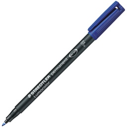 [000009851] Marker permanentni 0,6 mm reciklirani Lumocolor Staedtler 318-3 plavi