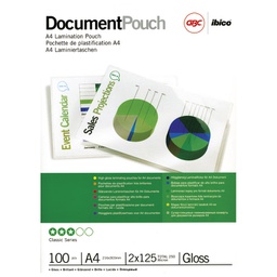 [000009857] Folija za plastificiranje 125my A4 sjajna pk100 GBC 3200723