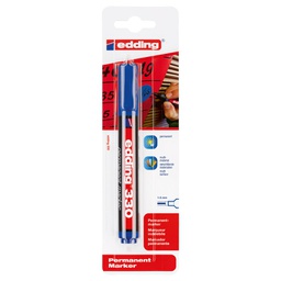 [000009879] Marker permanentni 1-5 mm klinasti vrh Edding 330/1 plavi blister