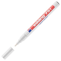 [000009883] Marker permanentni lakirajući 1-2 mm Edding 751 bijeli